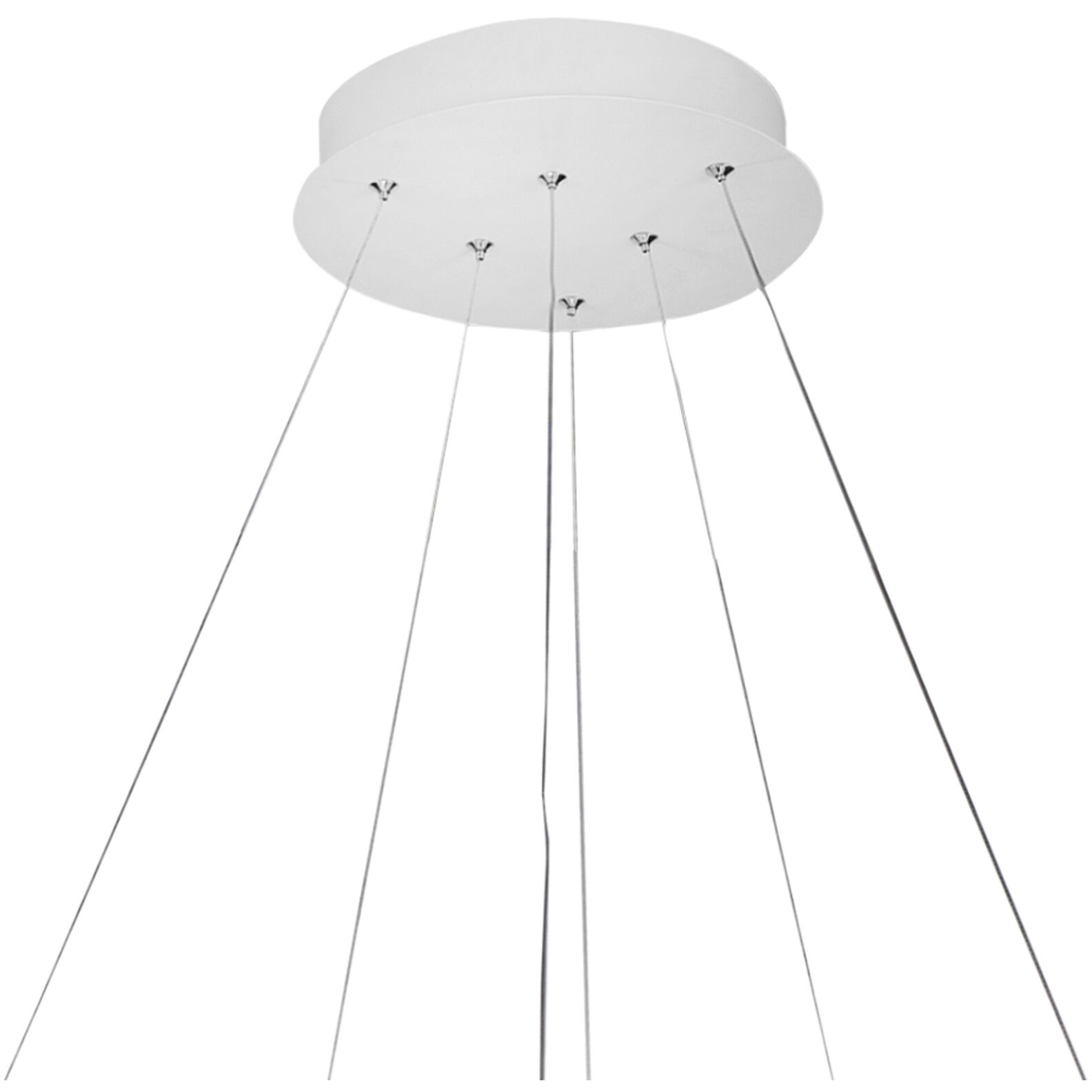 Alloha LED 20 inch White Chandelier Ceiling Light