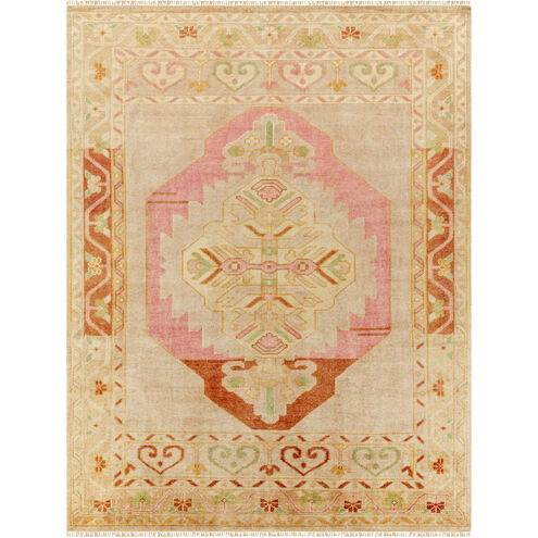 Anadolu 120 X 96 inch Dusty Pink Rug in 8 x 10, Rectangle