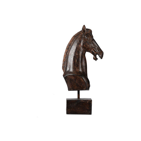 Horse Head Dark Bronze Accent Décor