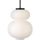 Nadia 1 Light 11 inch Black Pendant Ceiling Light