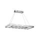 Hyperion LED 15 inch Chrome and Stainless Steel Chandelier Ceiling Light