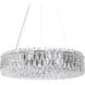 Sarella 12 Light 24 inch Stainless Steel Chandelier Ceiling Light in Swarovski, Polished Stainless Steel