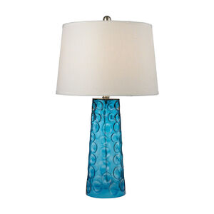 Altura Ave 27 inch 150 watt Blue Table Lamp Portable Light in Incandescent, 3-Way