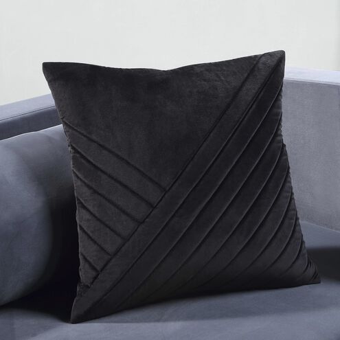 Diran 20 inch Black Indoor Pillow