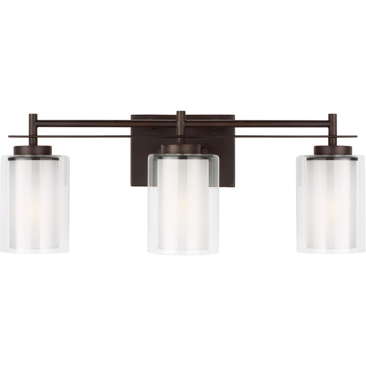 Elmwood Park 3 Light 22.25 inch Bronze Wall Bath Fixture Wall Light