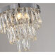 Canada 3 Light 11.8 inch Chrome Chandelier Ceiling Light