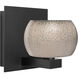 Keno LED 5.5 inch Black Vanity Light Wall Light
