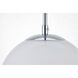 Baxter 1 Light 8 inch Chrome Pendant Ceiling Light