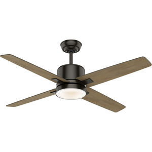 Axial 52 inch Noble Bronze with River Timber, Grey Washed Blades Ceiling Fan