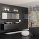 Burk 2 Light 13.75 inch Matte Black Bath Vanity Light Wall Light