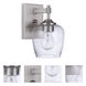 Stellen 1 Light 6 inch Brushed Polished Nickel Wall Sconce Wall Light