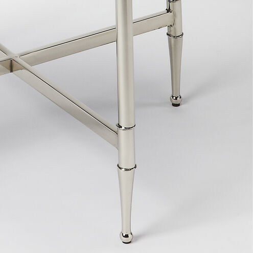 Crosby Metal & Mirror 24 X 19 inch Butler Loft Accent Table