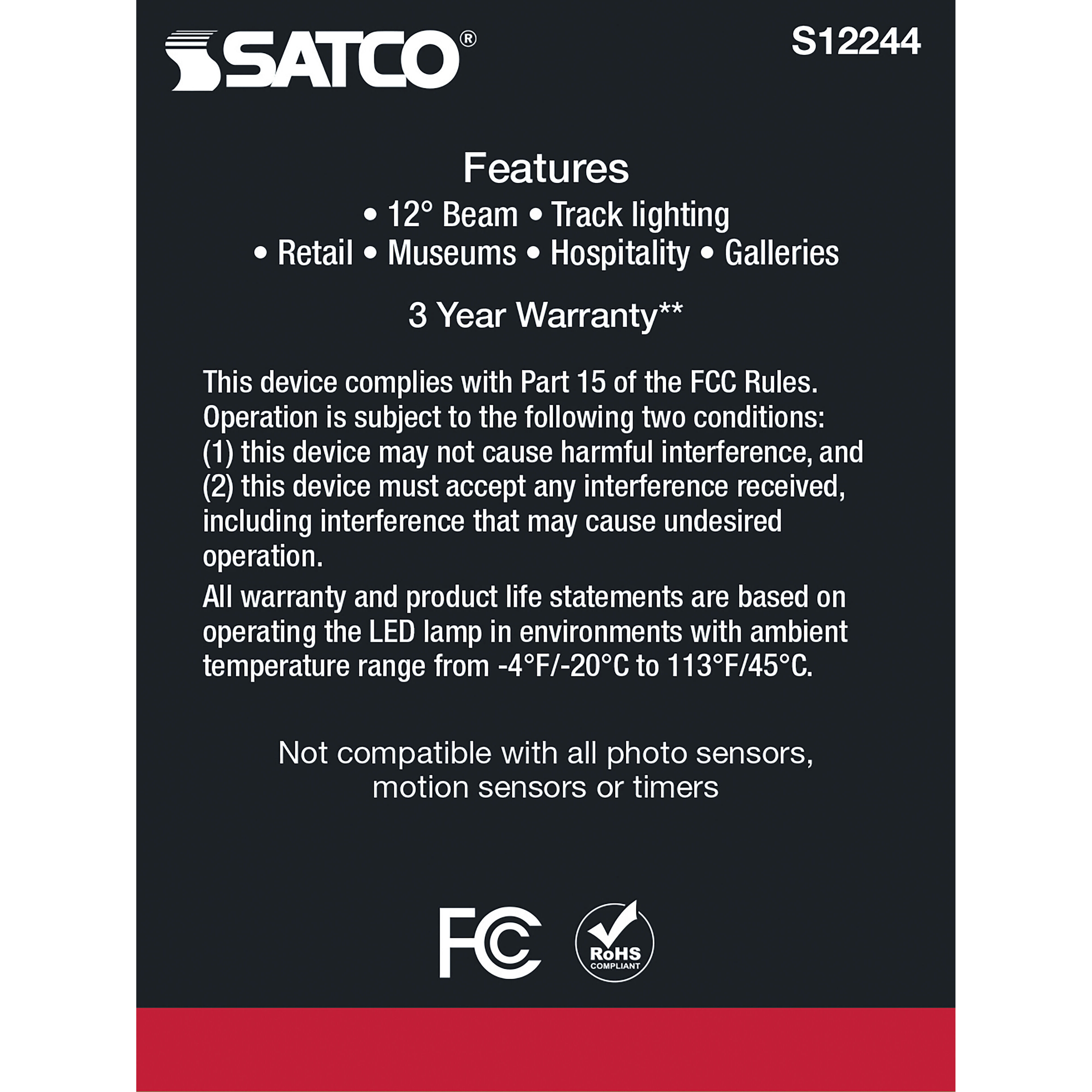 Lumos LED LED G53 7.00 watt 3000K Light Bulb