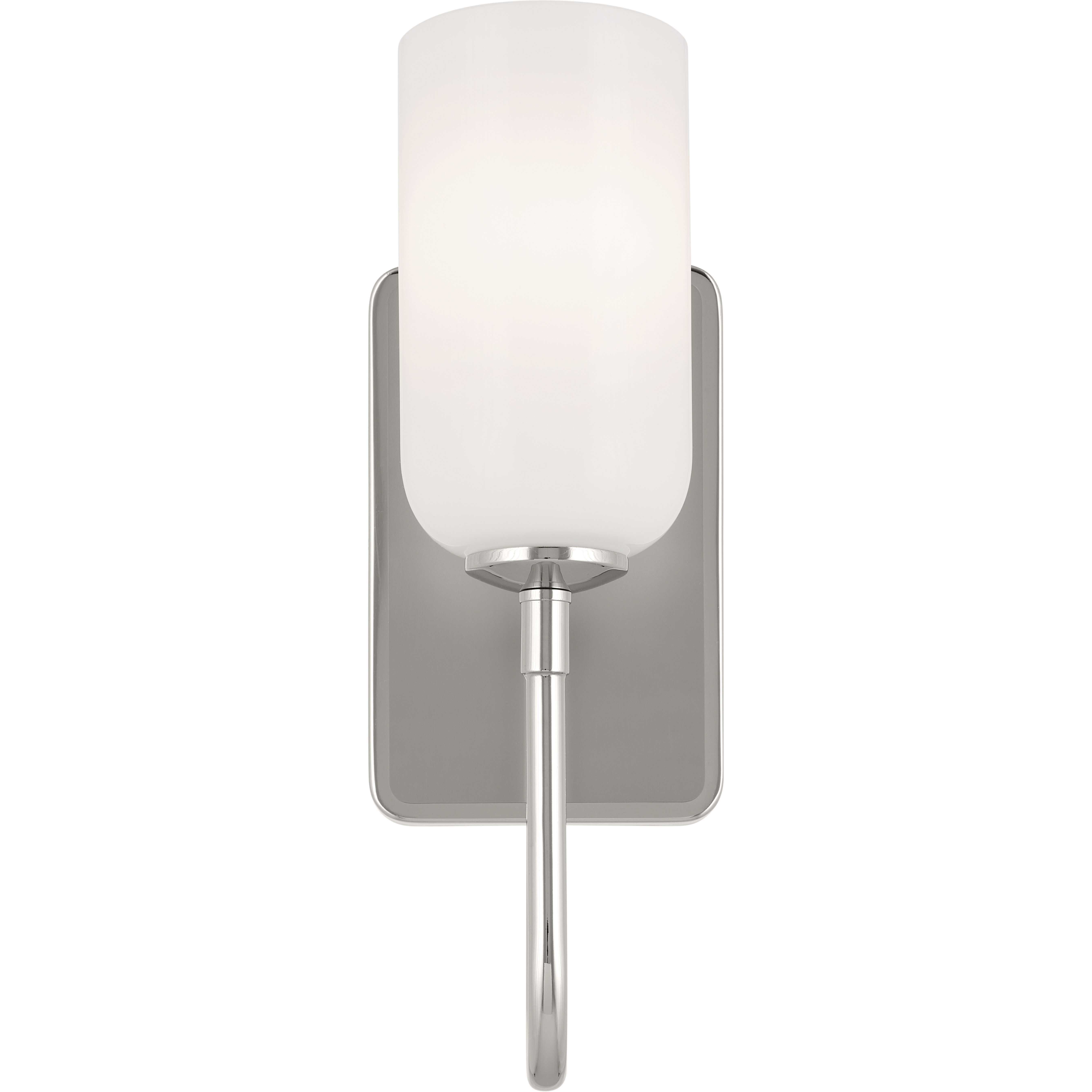 Solia LED 5 inch Polished Nickel with Satin Nickel Wall Sconce Wall Light