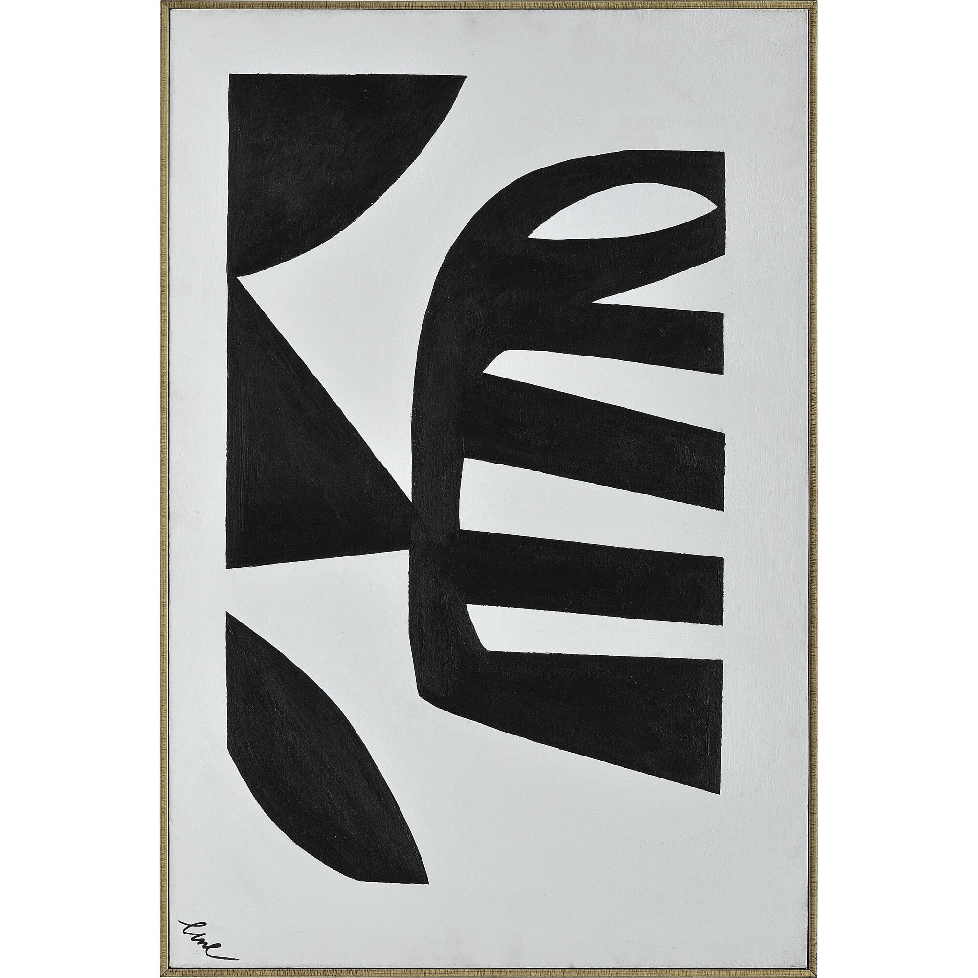 Rockwell Black/White Canvas Art, 2 Piece