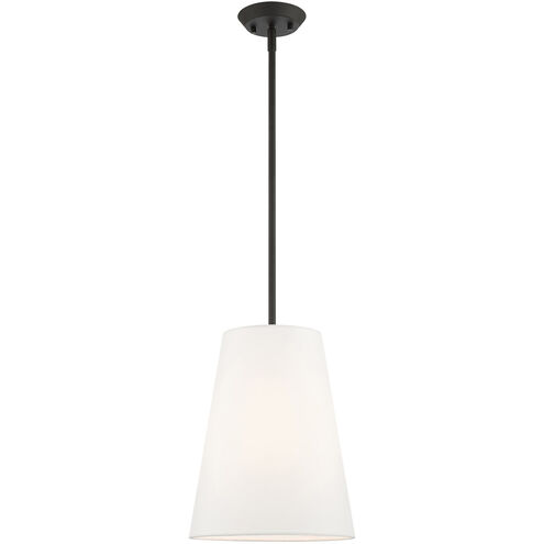 Prato 1 Light 11 inch Black Pendant Ceiling Light