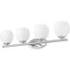 Colette Vanity Wall Light in Brushed Nickel