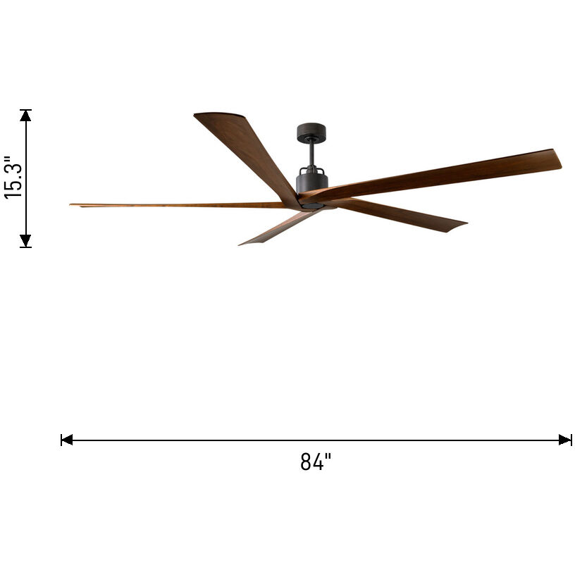 Aspen 84 inch Matte White Ceiling Fan