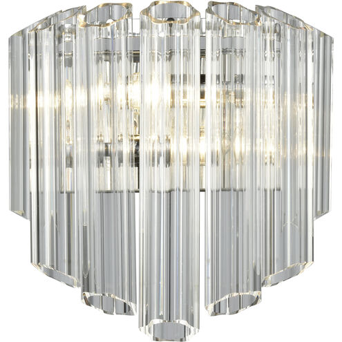 Carrington 2 Light 11 inch Polished Chrome Sconce Wall Light