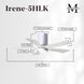 Atlas Irene-5HLK 42 inch Gloss White with Matte White Blades Flush Mount Paddle Fan