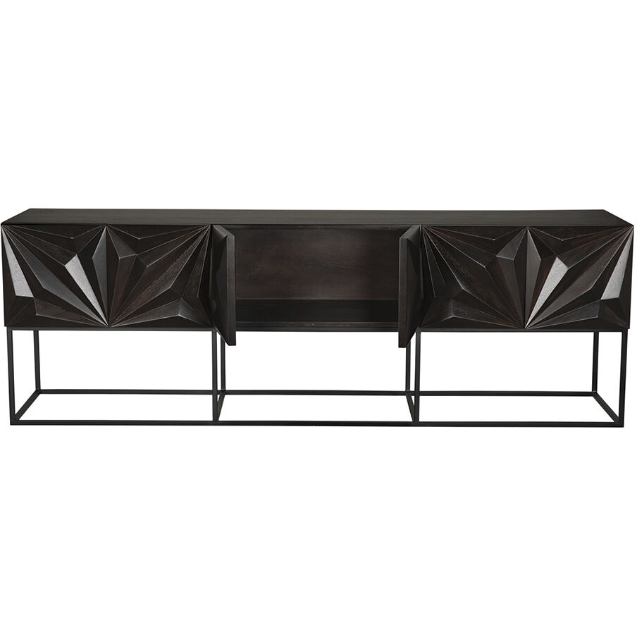 Zurich 96 X 23 inch Ebony Walnut Console