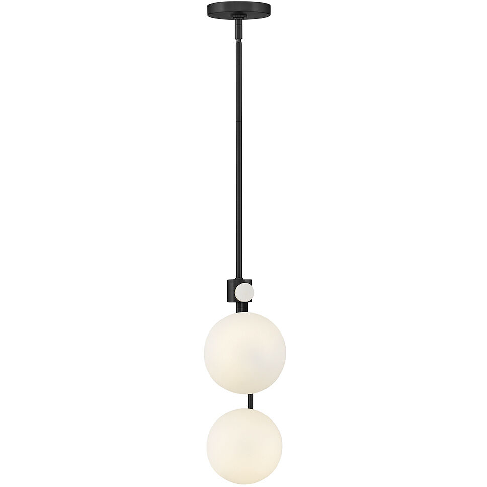 Maude 2 Light 32.25 inch Black Chandelier Ceiling Light