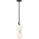 Maude 2 Light 32.25 inch Black Chandelier Ceiling Light