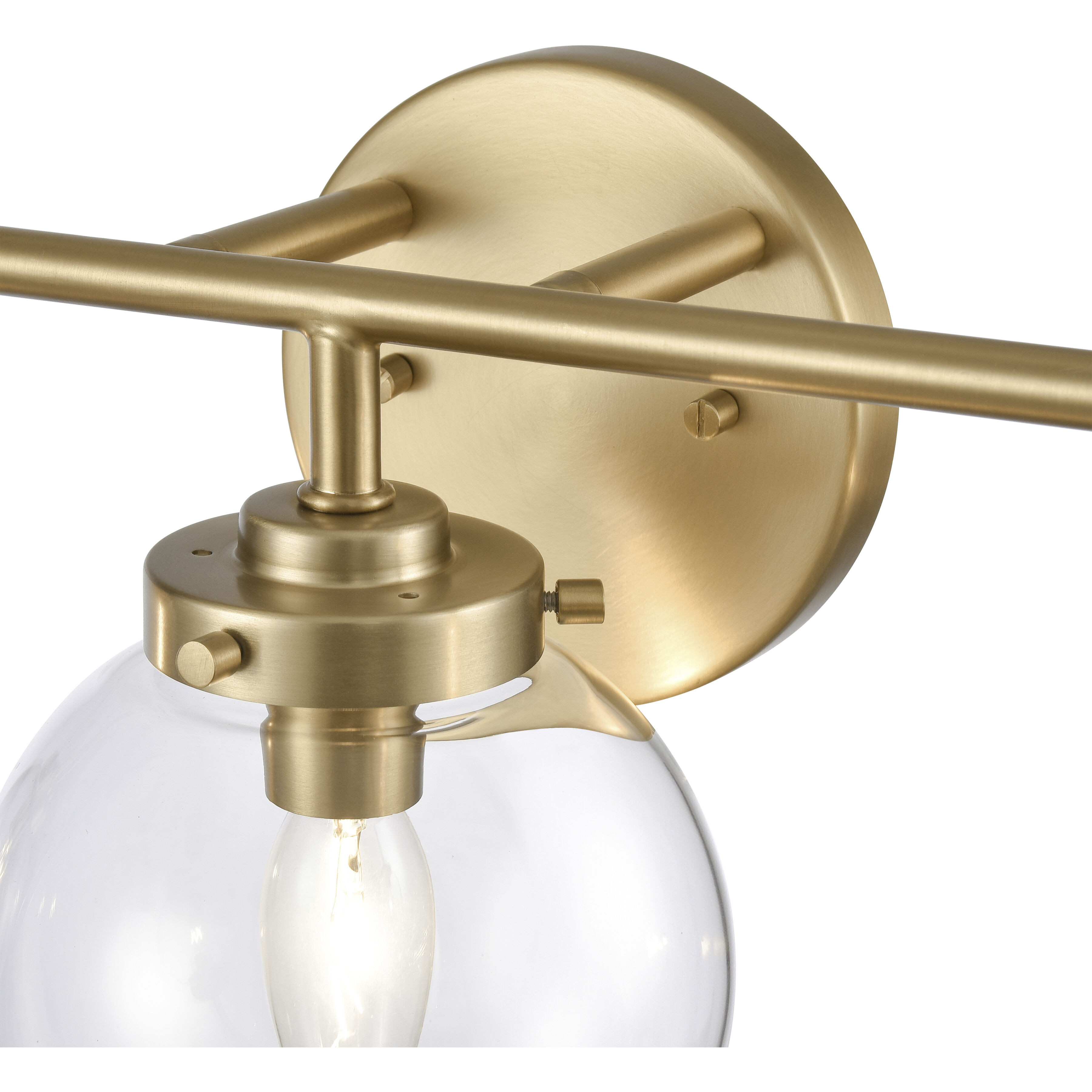 Fairbanks 3 Light 23.25 inch Brushed Gold Vanity Light Wall Light