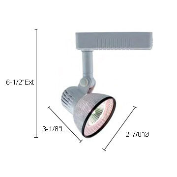 Mini Deco 1 Light 120V Black Track Lighting Ceiling Light