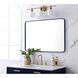 Evermore 40 X 27 inch Blue Mirror