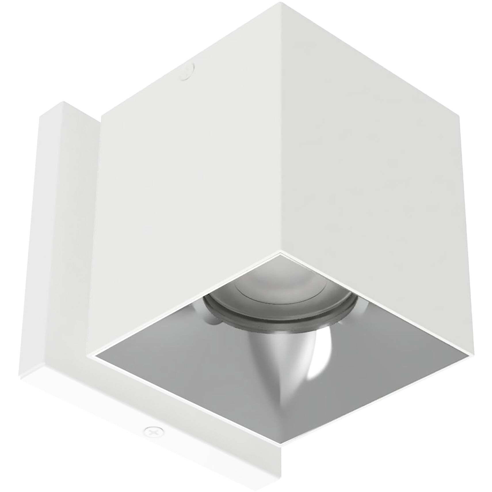 Zoron LED 4.25 inch White and Chrome Outdoor Wall Lighting in White/Chrome