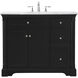 Clarence 42 X 22 X 35 inch Black Vanity Sink Set