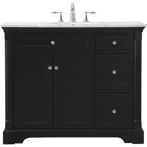 Clarence 42 X 22 X 35 inch Black Vanity Sink Set