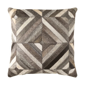 Spark & Spruce 20805-MG Sadie 18 X 18 inch Taupe Pillow Cover, Square
