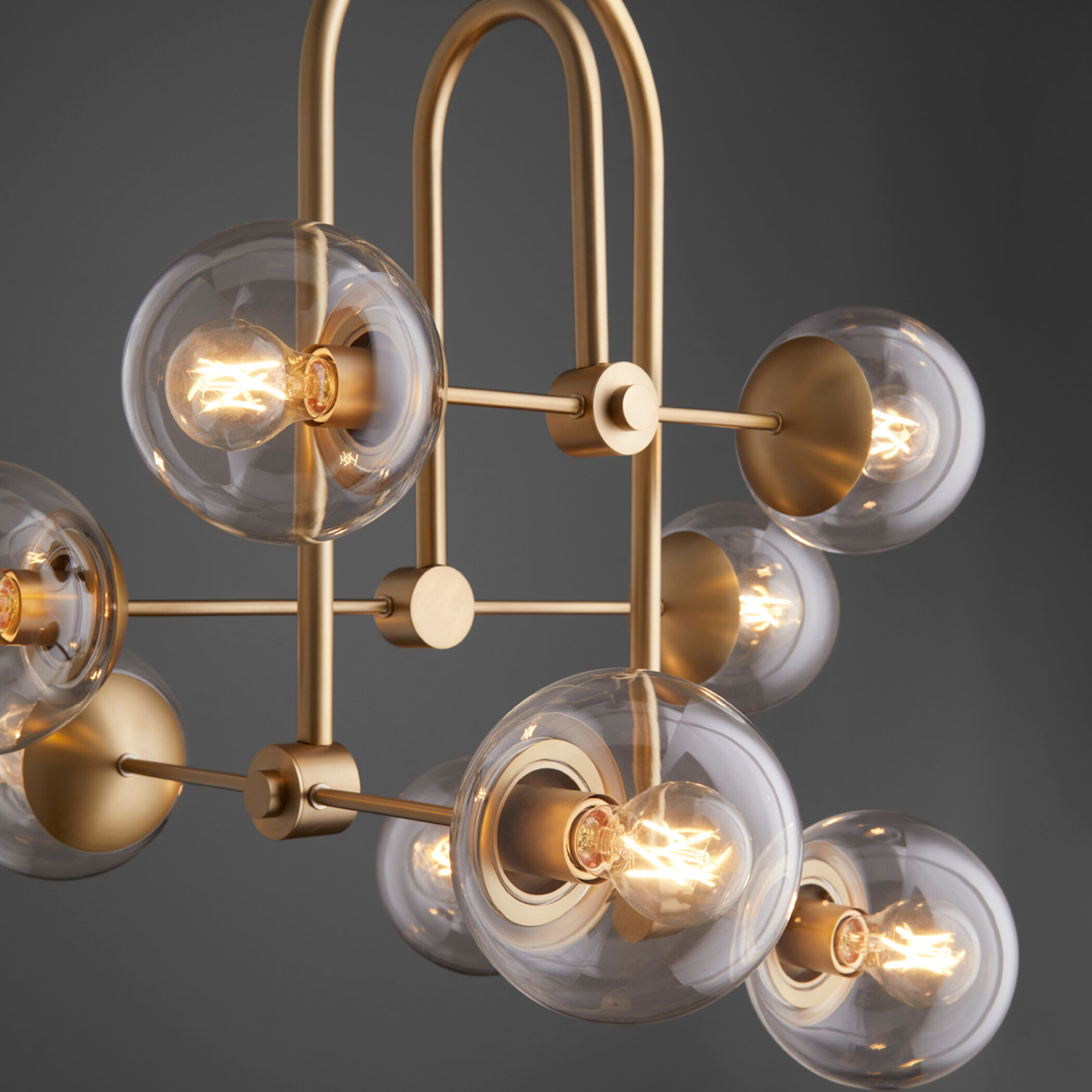 Drea 8 Light 29 inch Aged Brass Pendant Ceiling Light