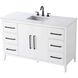 Millie 54 X 35 inch White Bathroom Vanity Cabinet