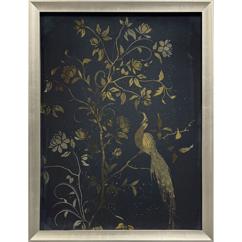 Jardine Chinois Blue and Brown Framed Art