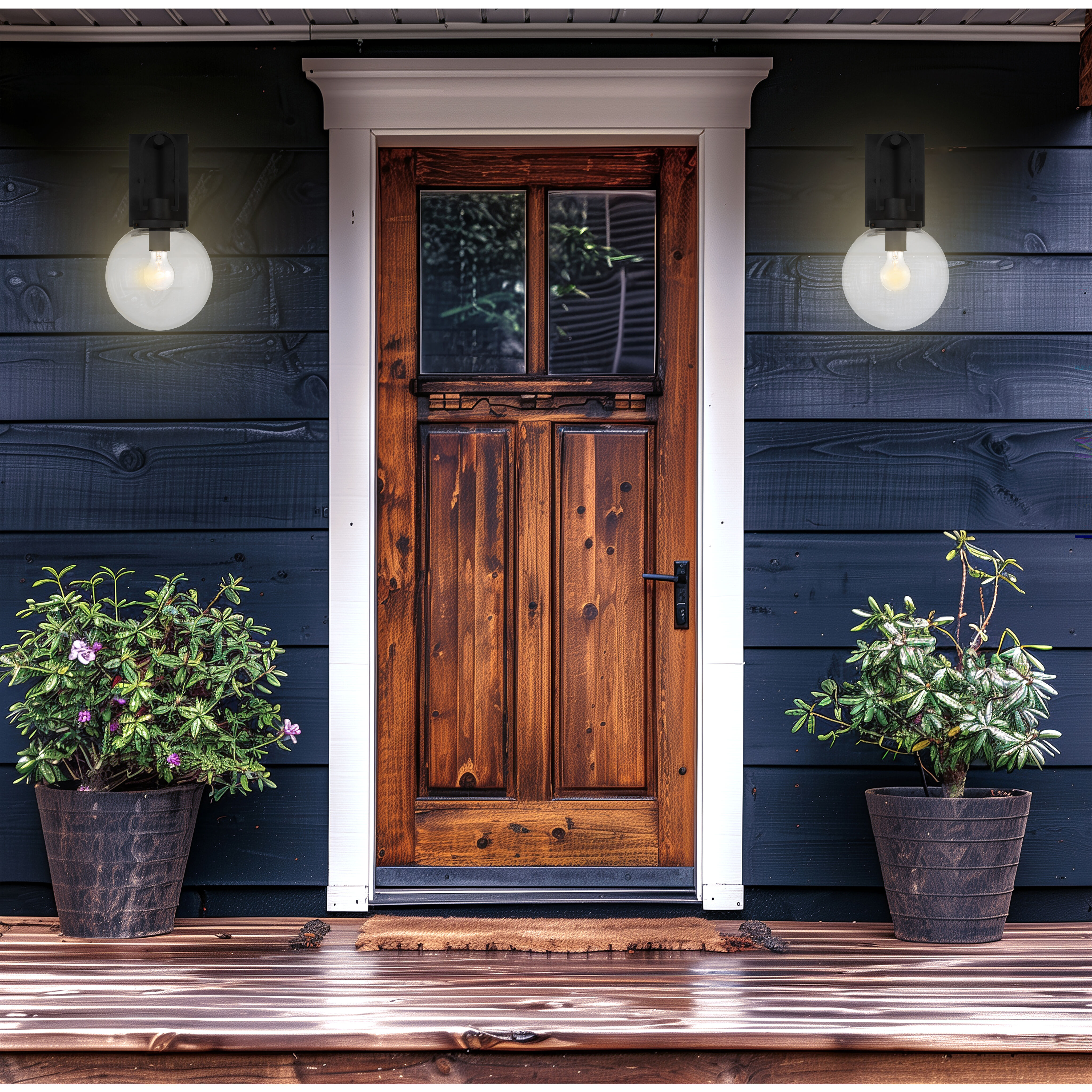 Wenston Outdoor Wall Mount in Sand Coal, Great Outdoors