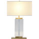 Canada 26.4 inch 100.00 watt Gold Table Lamp Portable Light