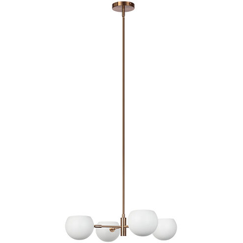 Orb 4 Light 25.38 inch Matte White Pendant Ceiling Light
