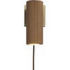 Tambo LED 11 inch Natural Ash and Weathered Brass Wall Sconce Wall Light