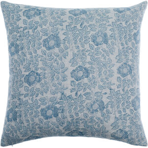 Chateau de Chic 18 X 18 inch Slate Blue/Slate/Light Silver/Beetle Blue Accent Pillow