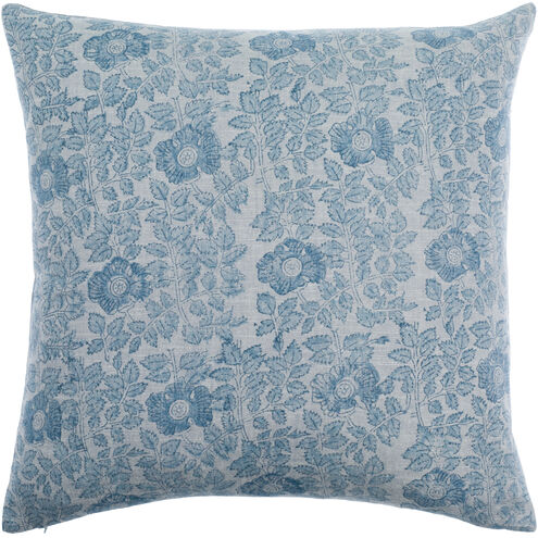 Chateau de Chic 20 X 20 inch Slate Blue/Slate/Light Silver/Beetle Blue Accent Pillow