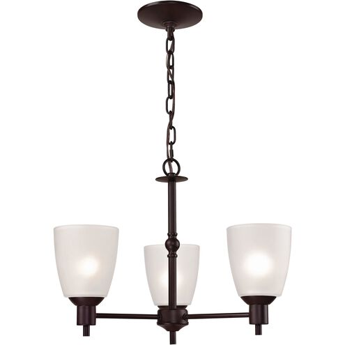 Jackson 3 Light 20 inch Oil Rubbed Bronze Chandelier Ceiling Light