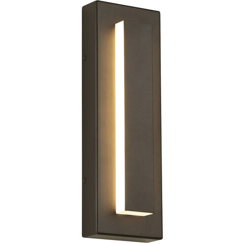 Sean Lavin Aspen LED 15 inch Outdoor Bronze Outdoor Wall Light in In-Line Fuse, Integrated LED
