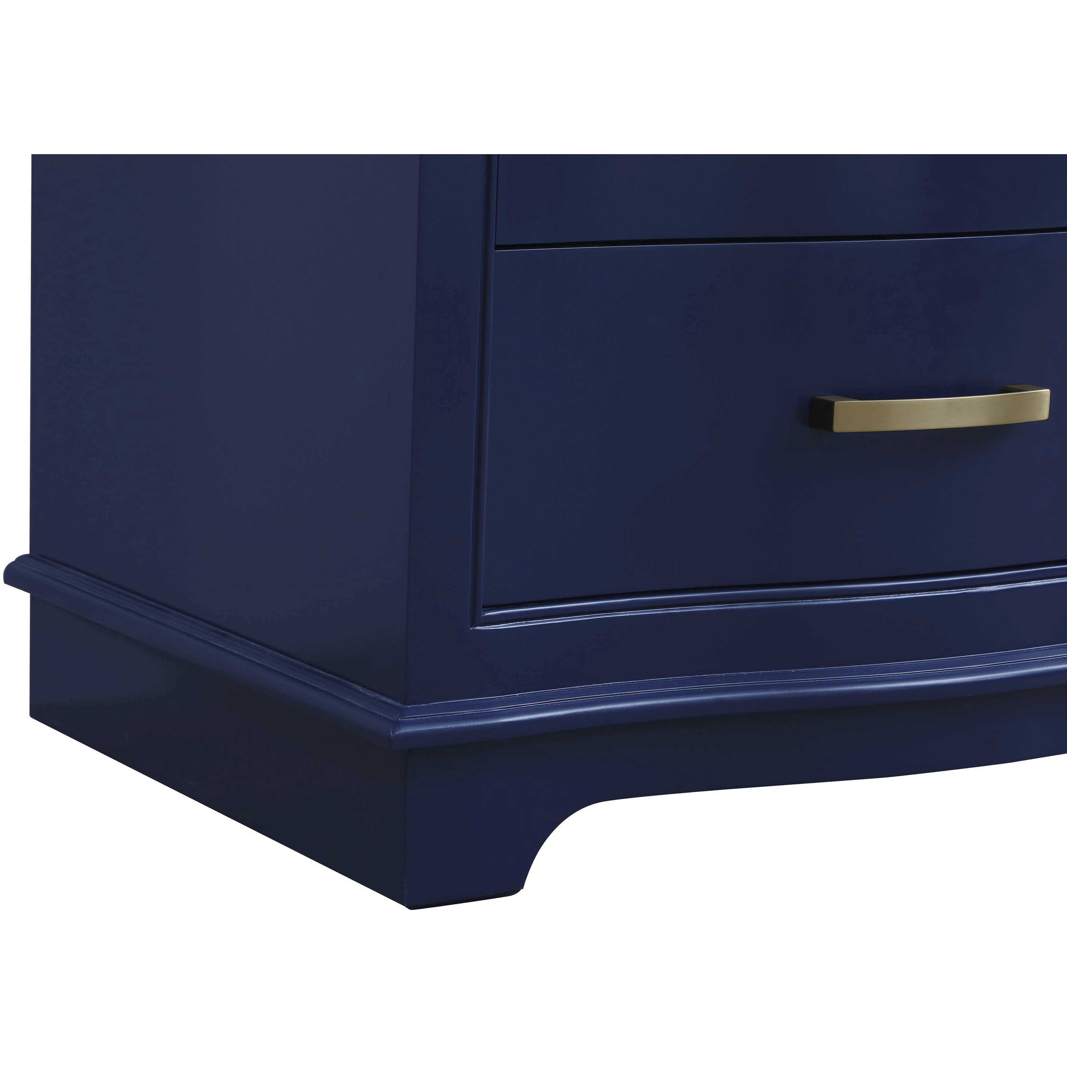 Knox 30 X 34 inch Blue Bathroom Vanity Cabinet