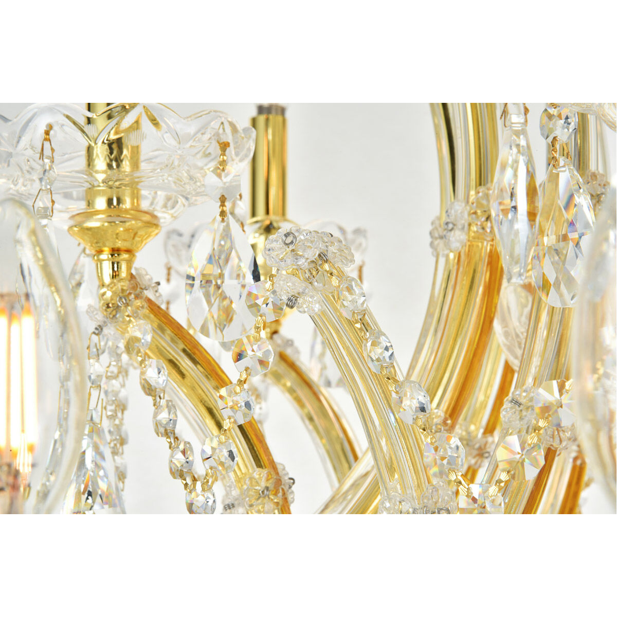 Maria Theresa 84 Light 96 inch Gold Chandelier Ceiling Light in Clear, Royal Cut 