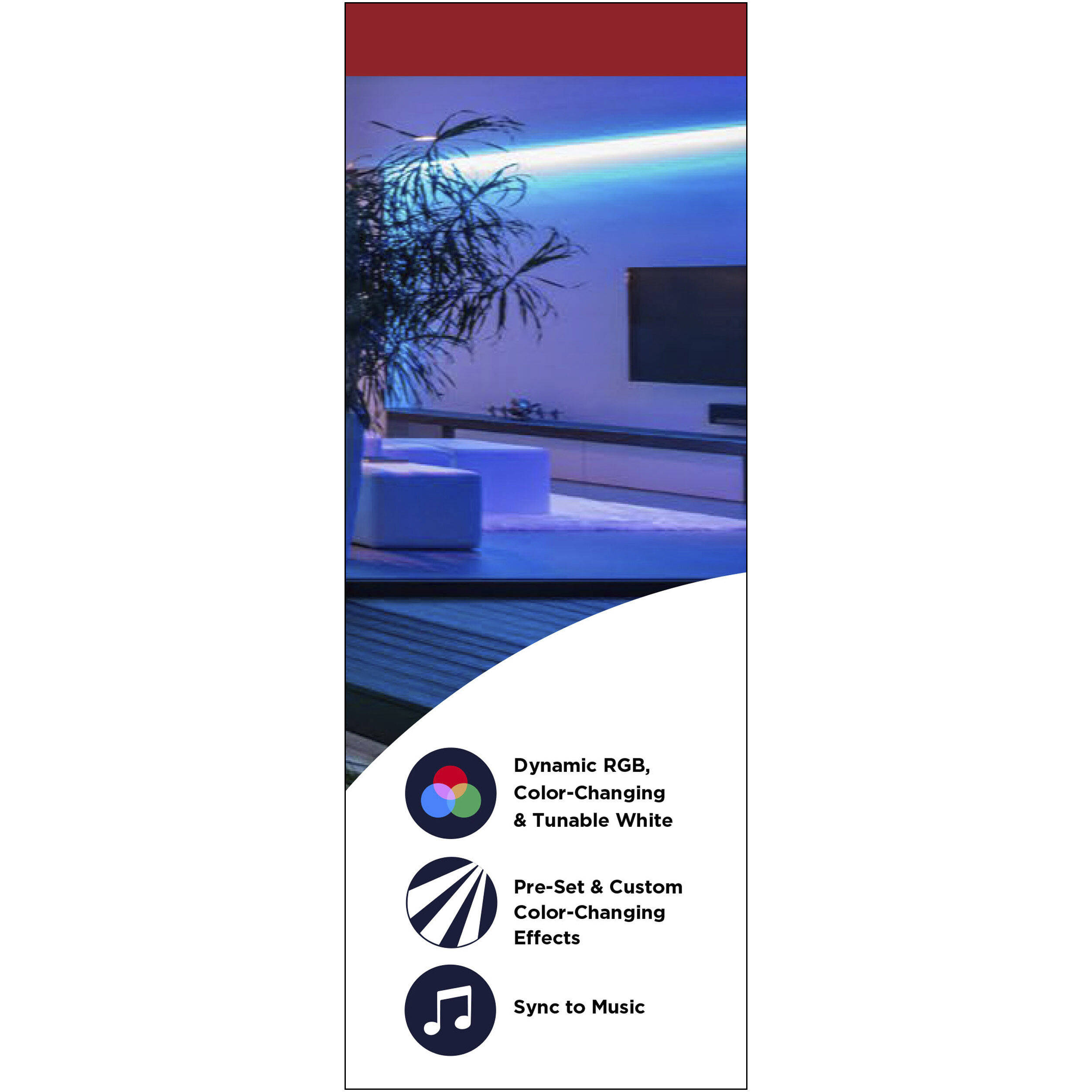 Dimension White 2700K 196.85 inch Tape Light