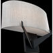 Fitzgerald Wall Sconce Wall Light in 3000K, Black, dweLED