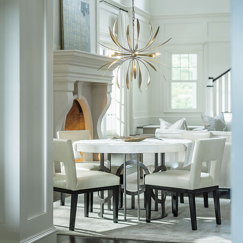 Dahlia 6 Light 32.7 inch Soft Gold Chandelier Ceiling Light
